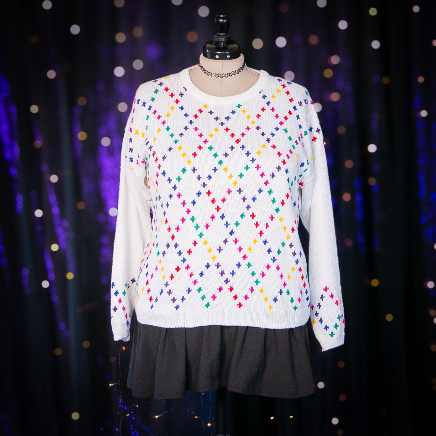 gingerbread gumdrops sweater