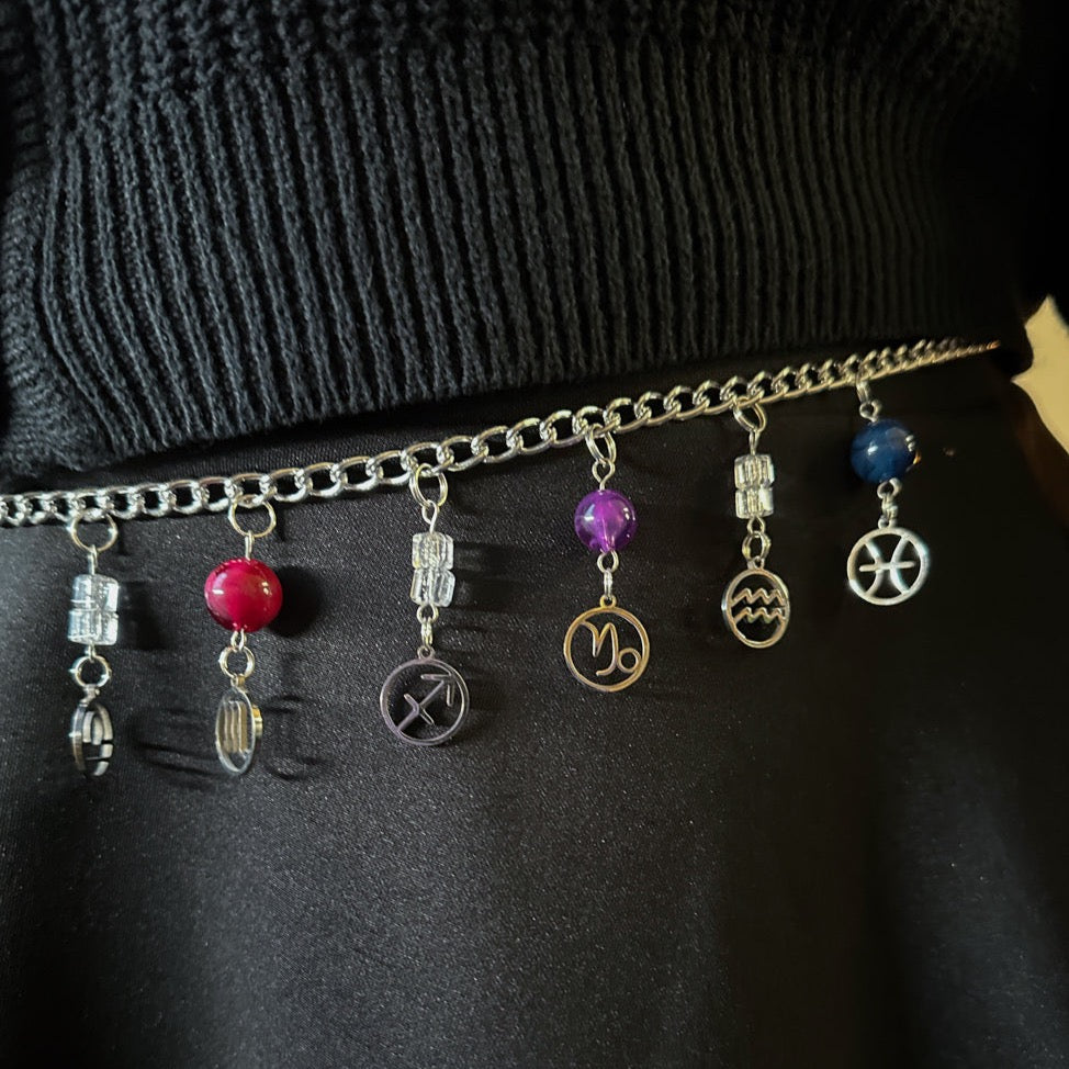 the cancer charmed chain belt