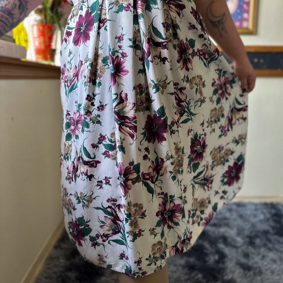 fall florals dress