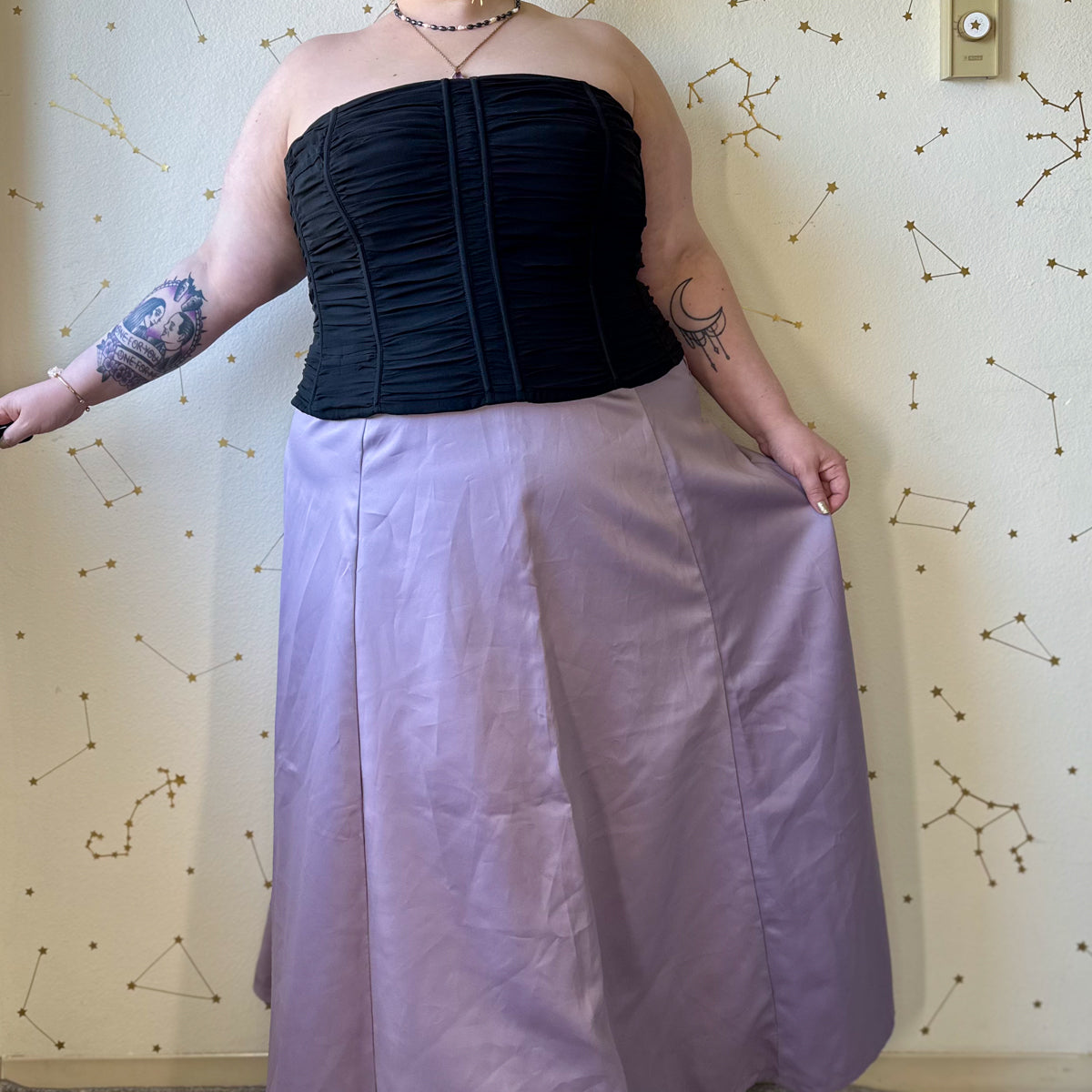 lavender tea skirt
