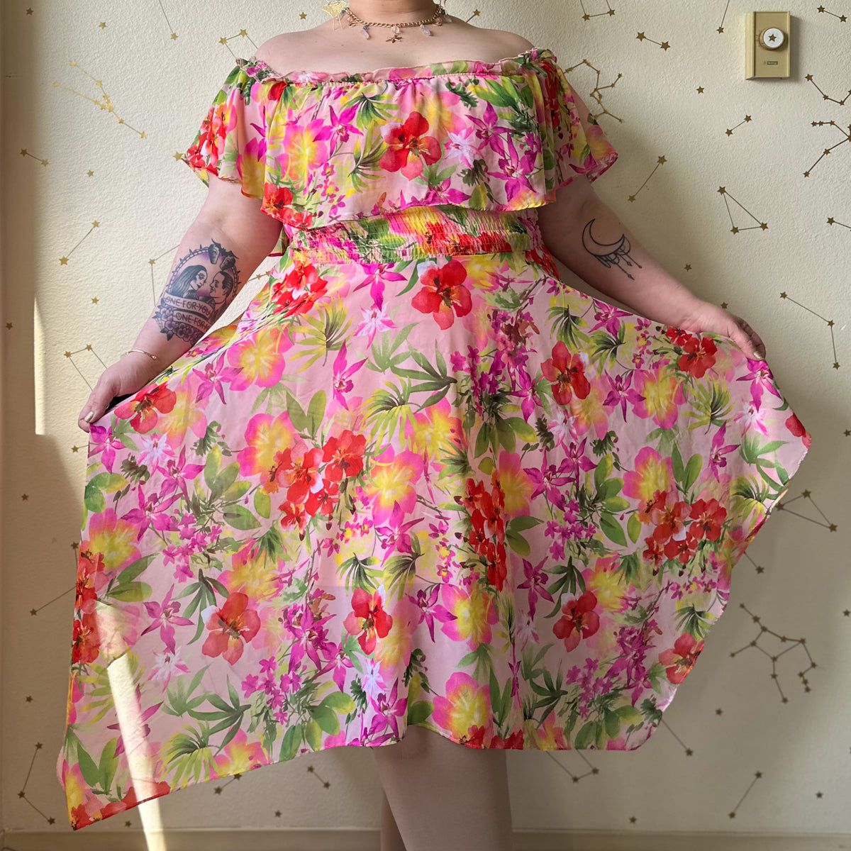 may flowers dress