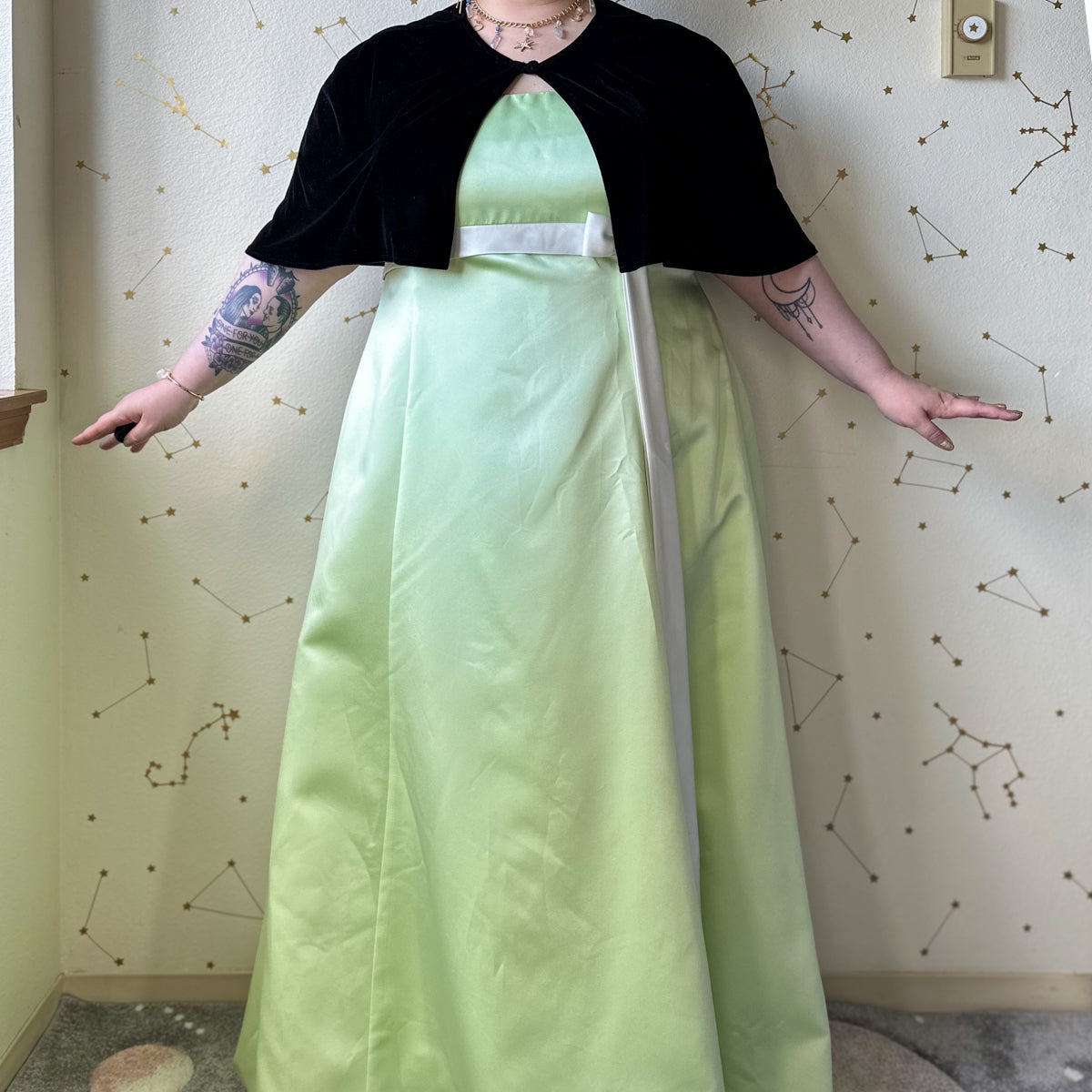 green goddess gown