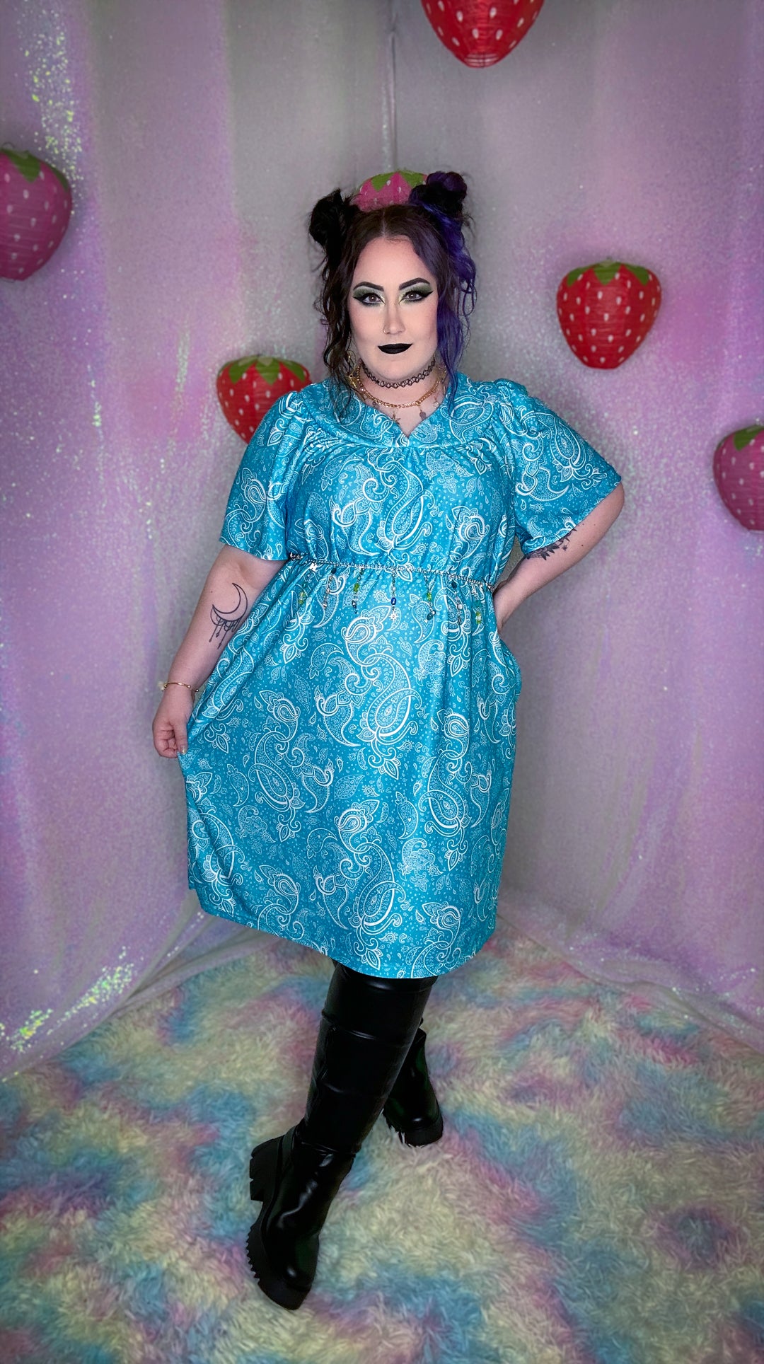 paisley pixie dress