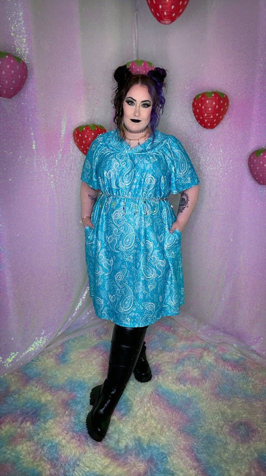 paisley pixie dress