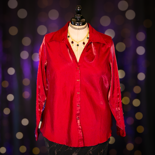 scarlet garnet top