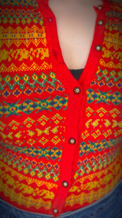 Book Worm Cardigan Sweater