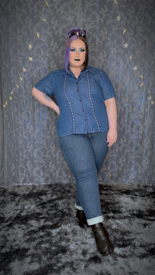 Blue Ribbon Top