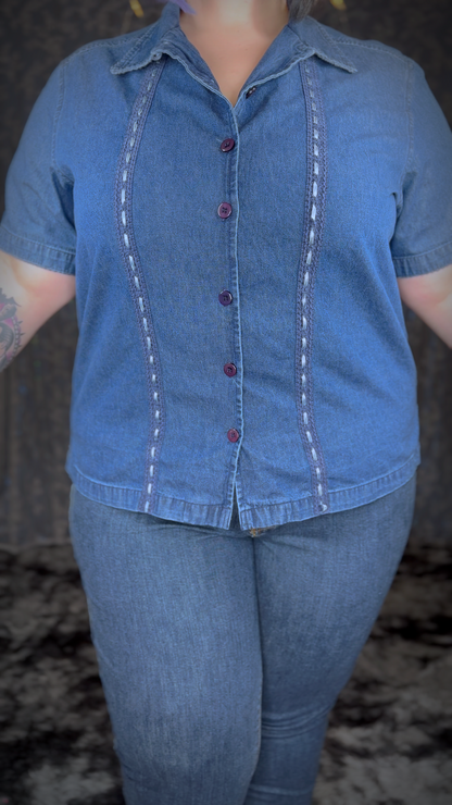 Blue Ribbon Top